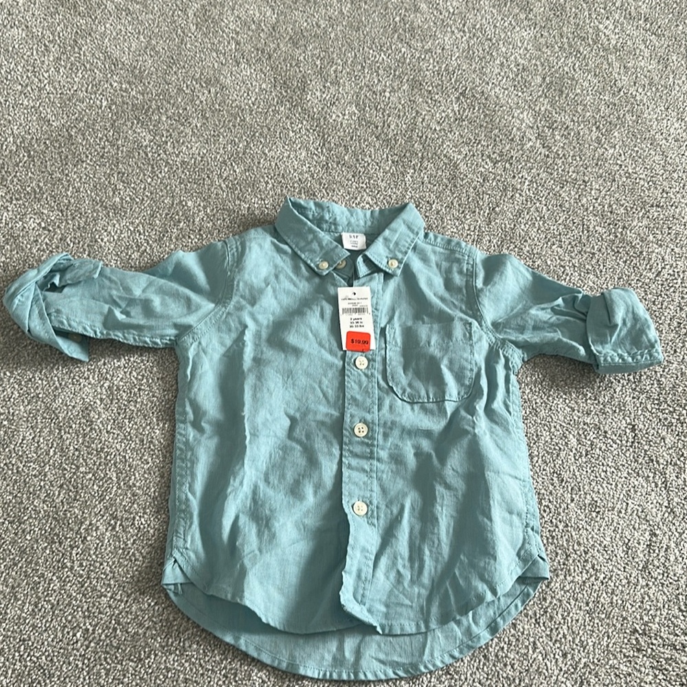 GAP denim button down